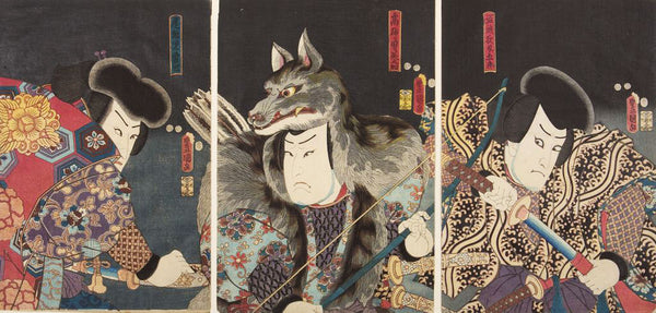 Utagawa Kunisada's Three Kabuki Actors.