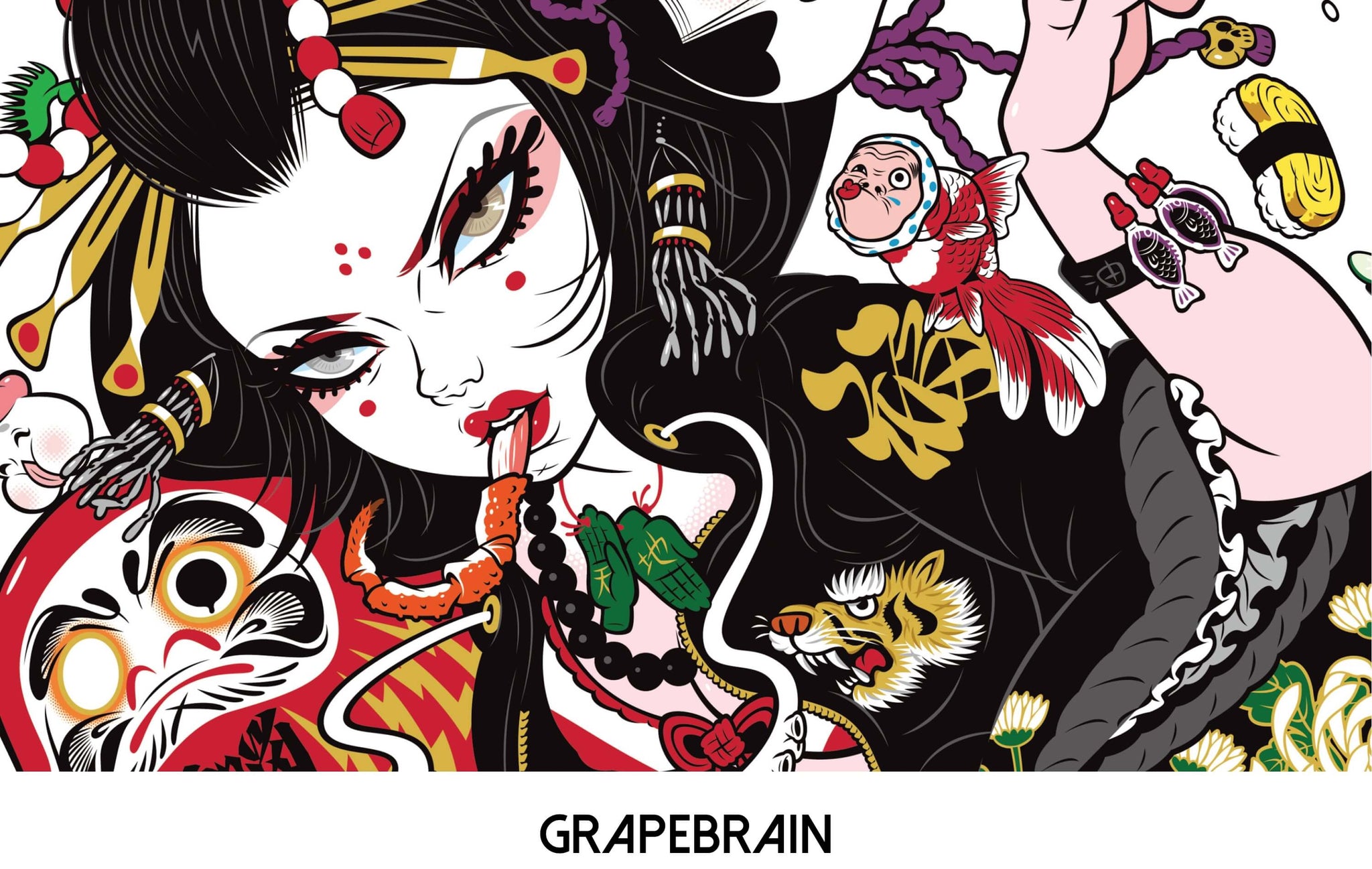 Learn more about Japanese artist Grape Brain.