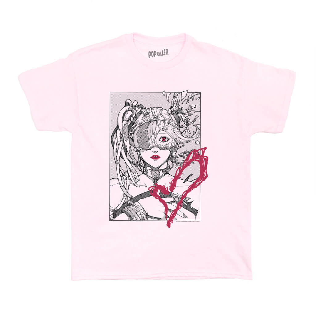 Popkiller Artist Series Sagaken Dokugan Girl Youth T-Shirt Natural / M/L