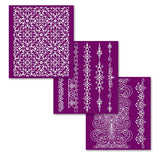 Delicate Lace - Silkscreen Stencil from Dixie Belle-3 stencils in pack!