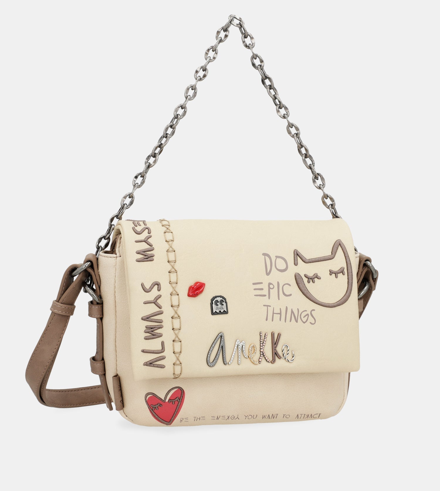 Energy beige flap bag | Anekke INT | Reviews on Judge.me