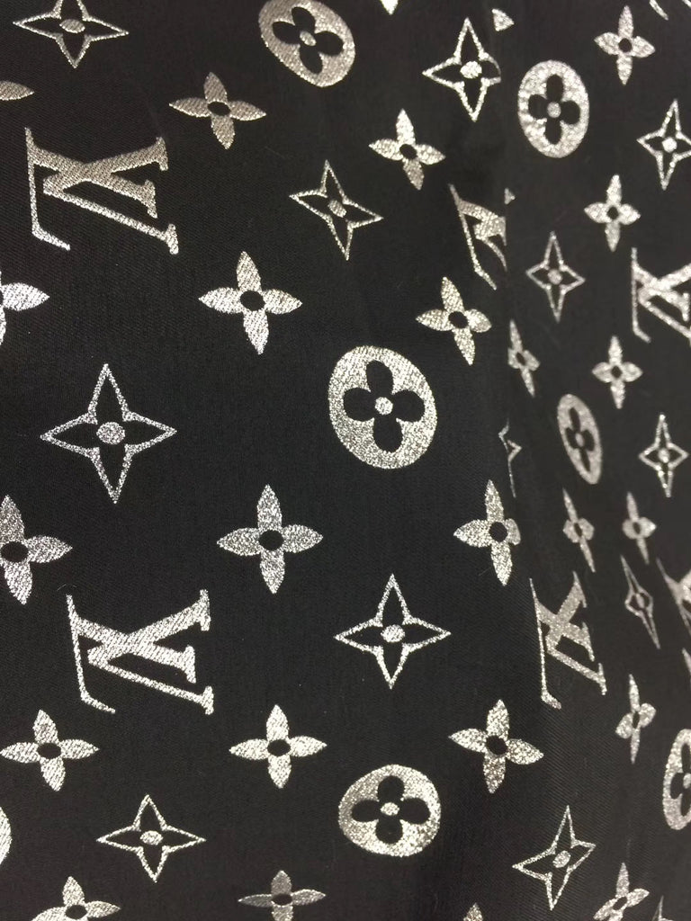 Lv Print Fabric By The Yard Signs