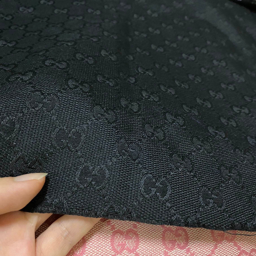 black gucci fabric