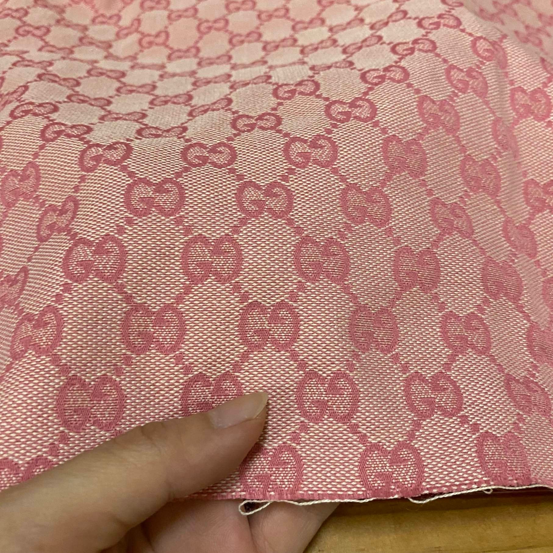 gucci pink fabric