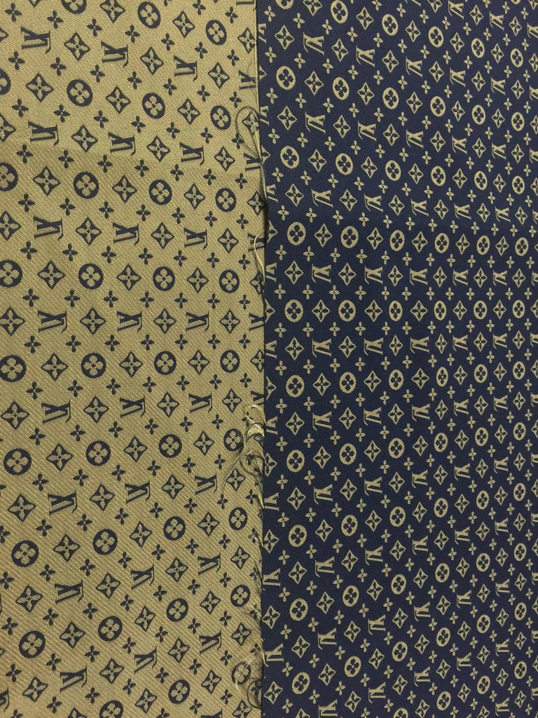 Louis Vuitton Liverpool Fabric, Bullet Fabric, Designer Logo