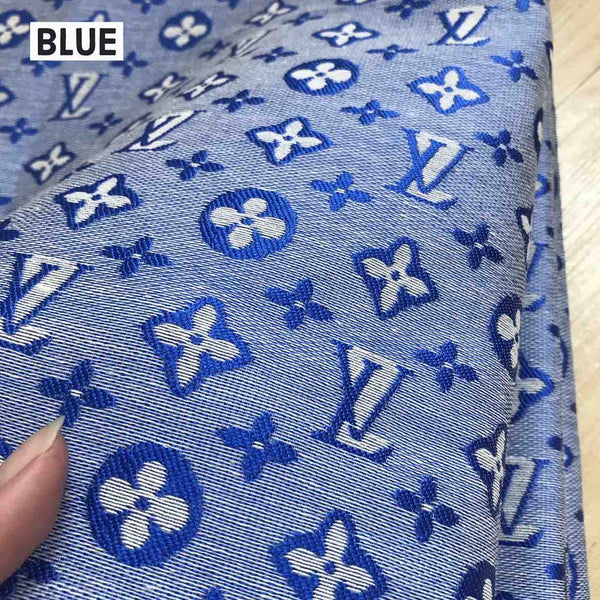 C02 Jacquard Fabric Denim Blue – FabricViva