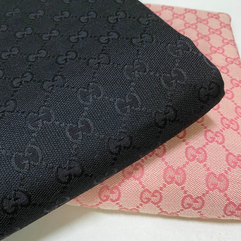 G13 Jacquard Fabric Black and Pink – FabricViva
