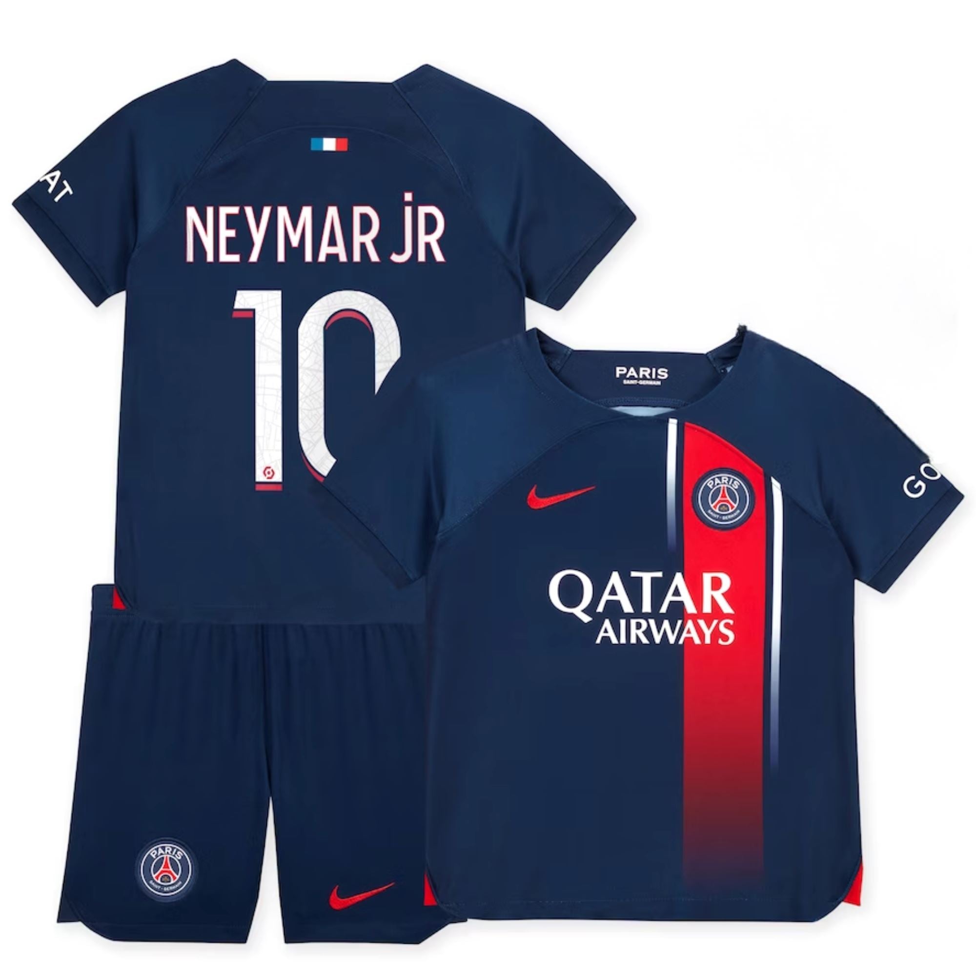 Maillot Domicile Kit Psg 2022/23 Enfant - Neymar Jr 10 - Fort Maillot