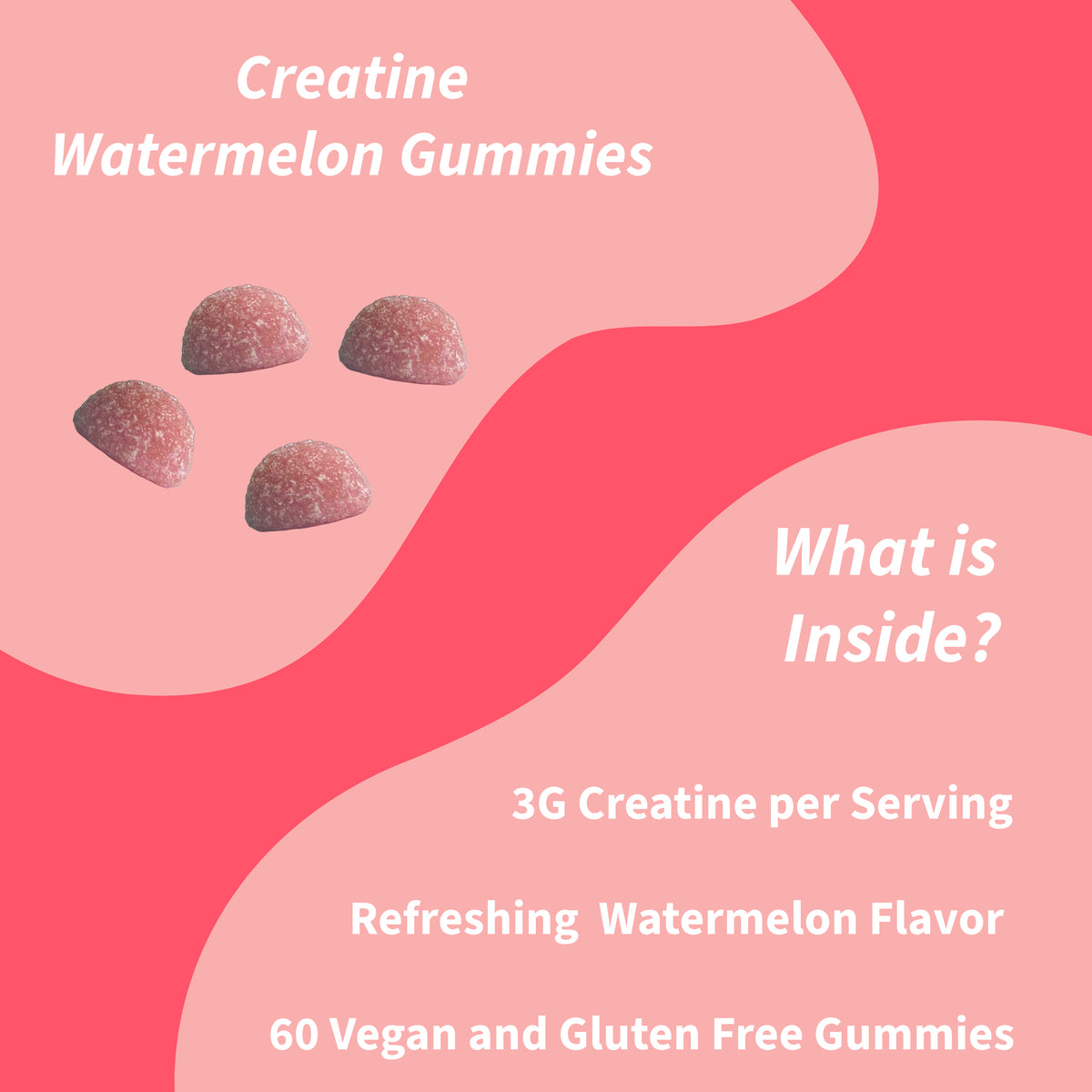 Bizi Creatine Watermelon Gummies