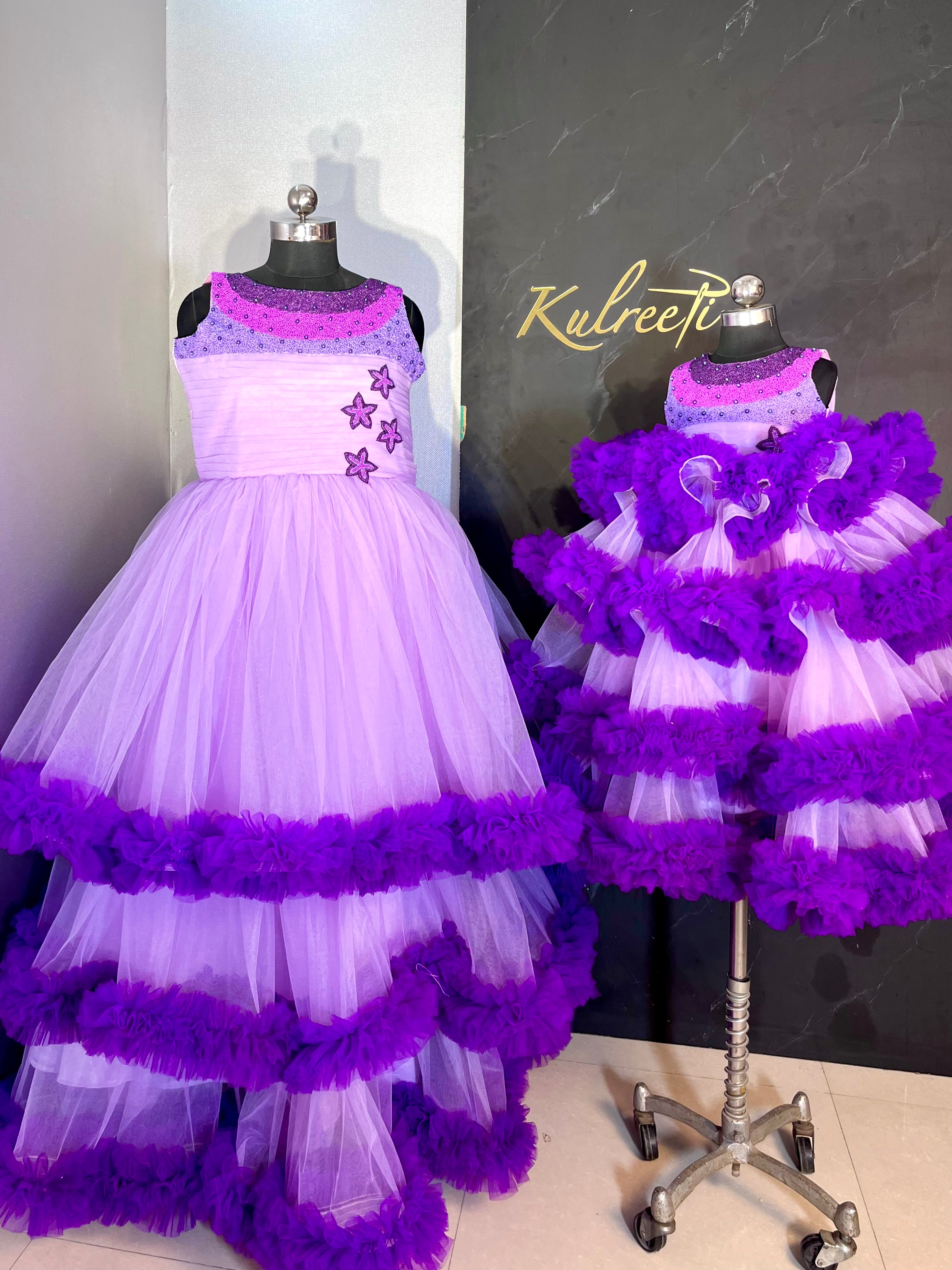 Colourful Wedding Dresses: 27 Best Looks + Expert Tips | Purple wedding  dress, Purple wedding gown, Gowns