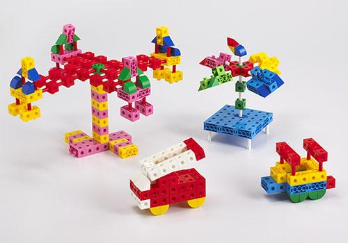 brick classroom construction set