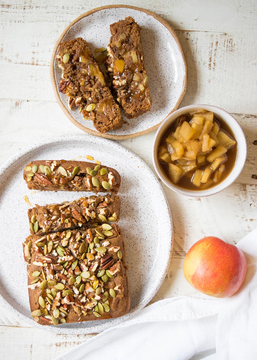 Simple Spiced Apple Bread