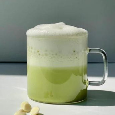 vegan white chocolate matcha