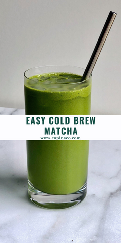 Easy Cold Brew Matcha Recipe  Just Matcha Powder, Cold Water, & Iced Cubes!
