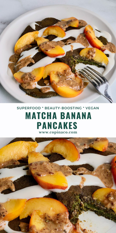 Matcha Banana Pancakes
