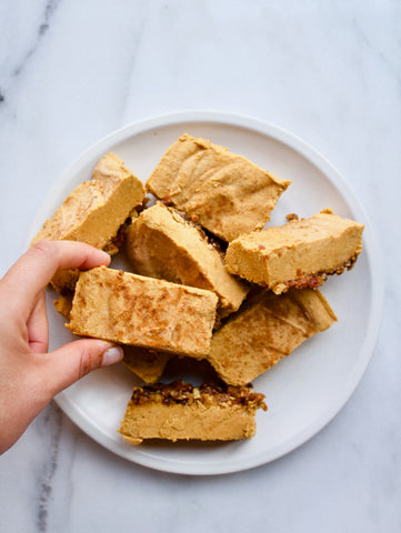 Copina Co. Vegan Pumpkin Cheesecake Bars