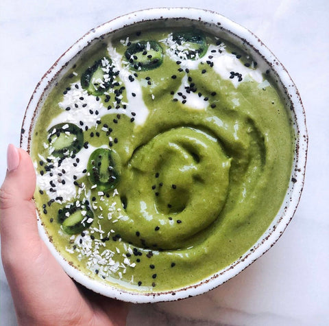 Matcha Tahini Smoothie  Bowl