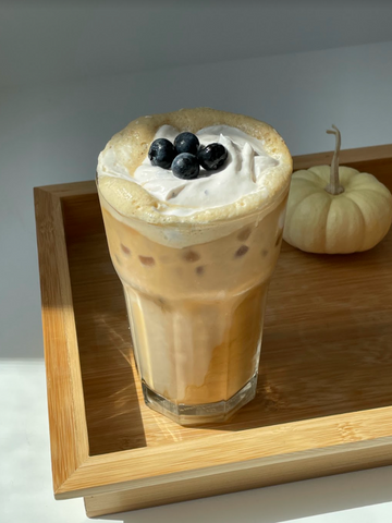 Cold Brew With Vegan Blueberry Cream