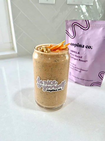 Good Skin Day Carrot Cake Smoothie