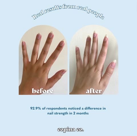 consumer survey results - nail strength improvement