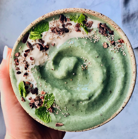 Mint Chip Spirulina Smoothie