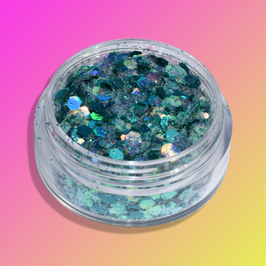 Bermuda Fine Glitter – Kreativ Nail Supply