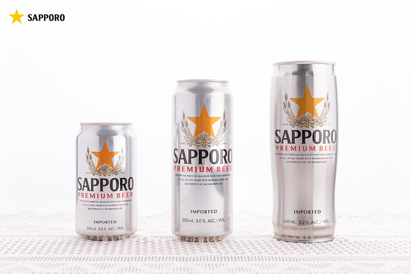 SAPPORO CANETTES DE BIERES JAPONAISE 500ML 4.7%