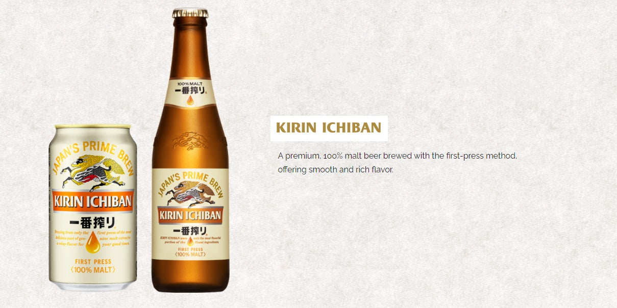 KIRIN ICHIBAN BIERES JAPONAISE 500ML 5%