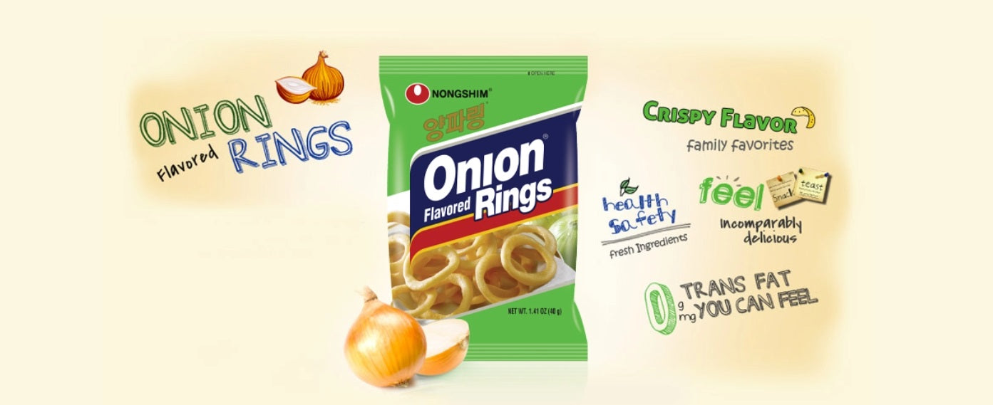 NONGSHIM YANGPARING SNACK GOUT OIGNON 50G