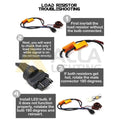 1157 LED Resistors Fix Turn Signal Hyper Flash/Brake Lights Error