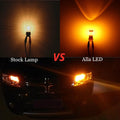 PY21W 7507 LED Turn Signal Lights Bulbs 2835 51-SMD 12496 Amber Yellow