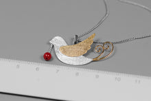 Load image into Gallery viewer, Sterling Silver bird with Pearl Pendant without chain - Acecare Jewellery Store
