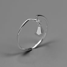 Load image into Gallery viewer, Silver Jewelry Light Bulb ring for women - Acecare Jewellery Store
