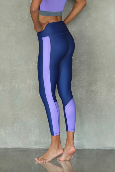 Navy and Black Leggings 7/8 - The Ultimate Sustainable Activewear! – VEOM