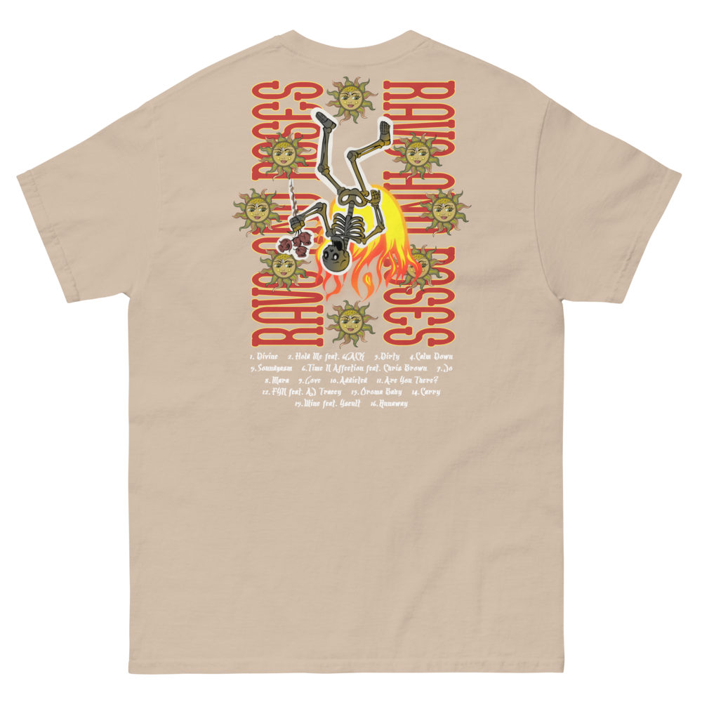 Rave & Roses Tan T-Shirt - Rema Official Store product image