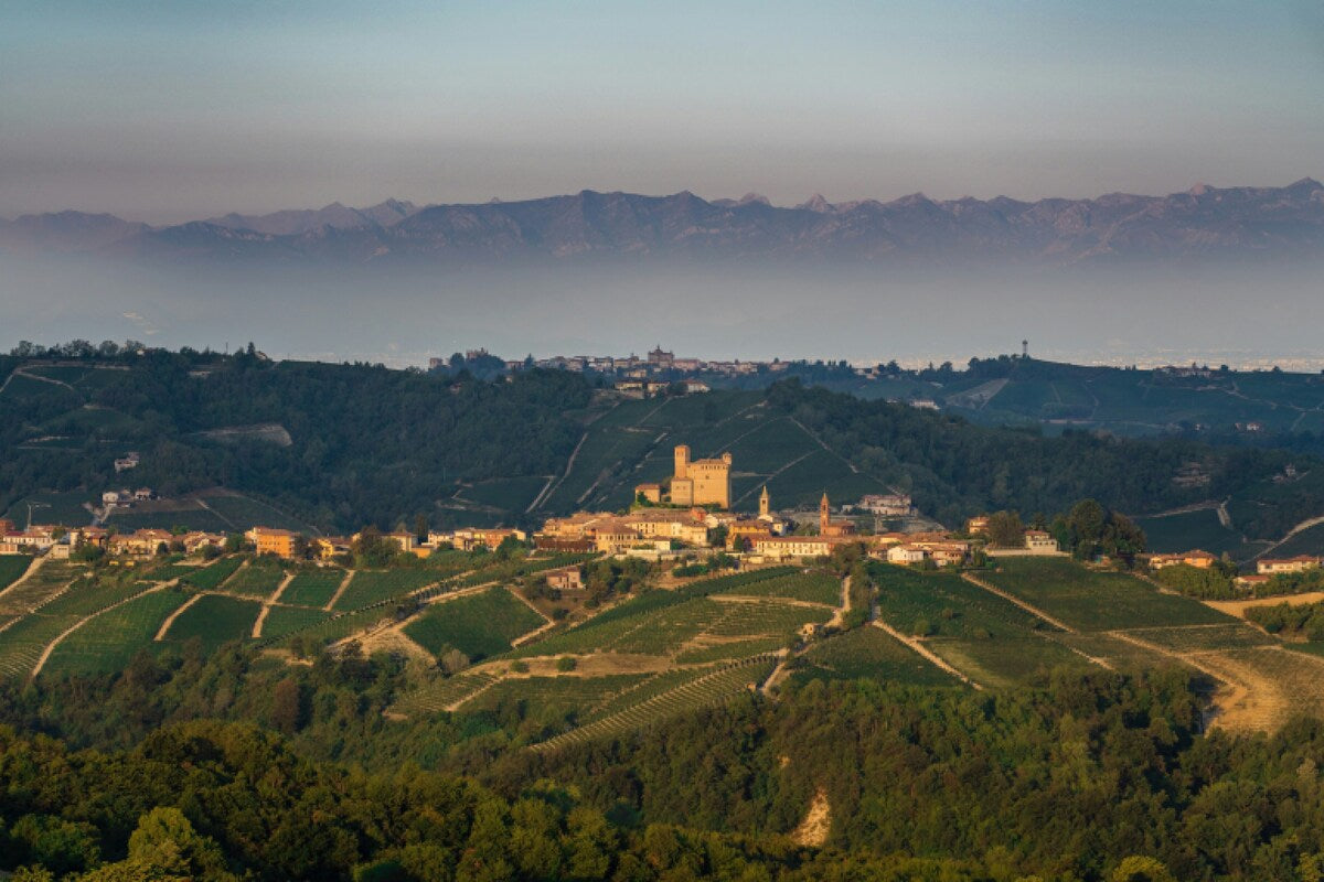 Serralunga d’Alba, in the Piedmont wine region, an Italian wine region, as featured in the SingleThread Wines wine blog on Italian wines