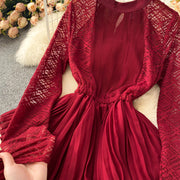 Amiyah Tiered Pleated Dress