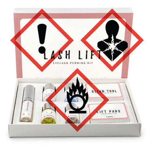 lash lift not safe damage by lash lift DIY lash lift kit