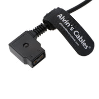 Load image into Gallery viewer, Alvin&#39;s Cables D-Tap Male to Dtap Female Coiled Extension Cable for DSLR Rig Anton Bauer Battery