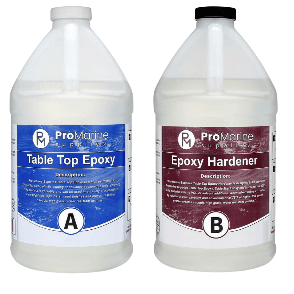 Pro Marine Supplies Table Top Epoxy Clear Epoxy Adhesive at
