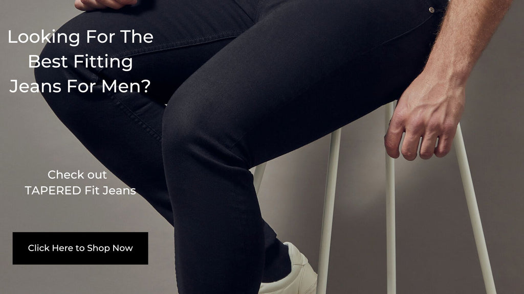 best fitting black jeans for men by Tapered Menswear