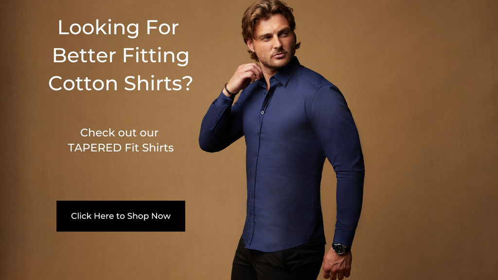 best fitted cotton shirts by Tapered Menswear