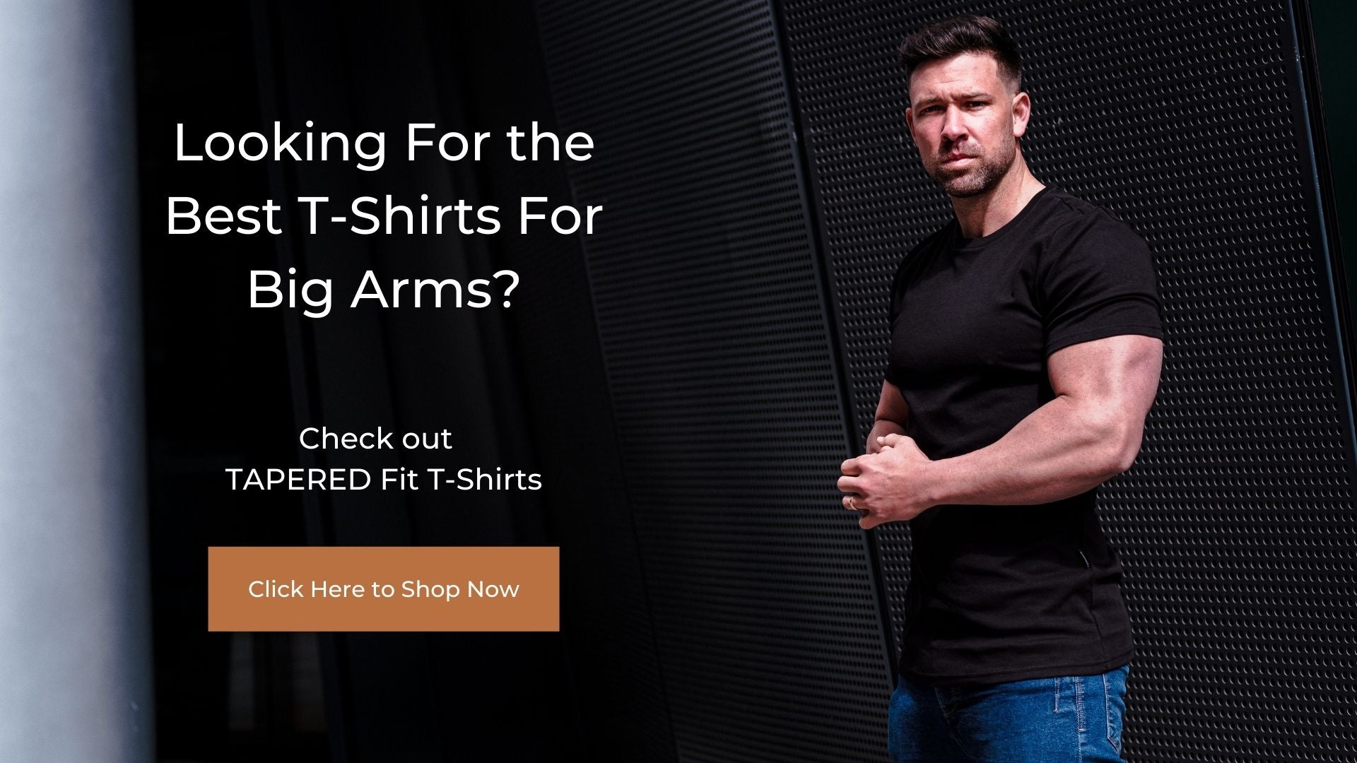 Best T-Shirts For Big Arms  What T-Shirts Make Your Arms Look Bigger? –  Tapered Menswear