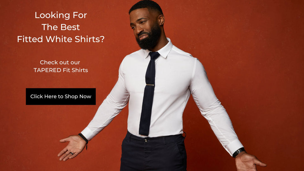 the best fitted white dress shirts by Tapered Menswear