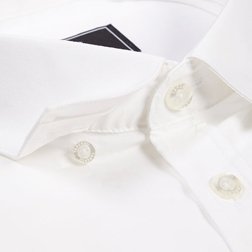 White Tapered Fit Shirt - For a Muscular Build | Tapered Menswear