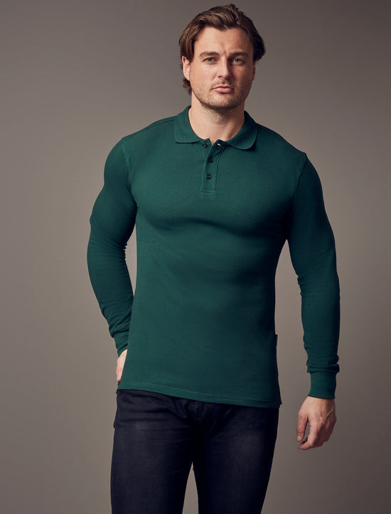 sleeve polo shirt