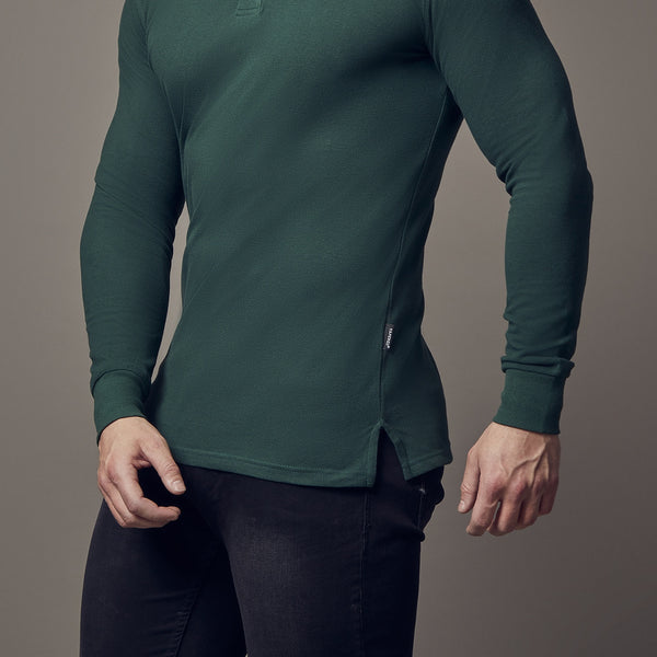 fitted polo shirts with polo hem by tapered menswear