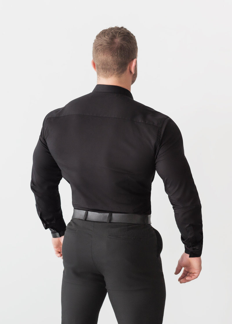 muscle fit formal shirts