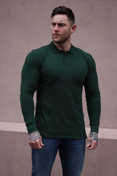 Green Tapered Fit Polo Shirt - Tapered Polo Shirts | Tapered Menswear