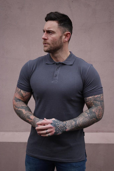 Tapered Fit Polo Shirts | Buy Polos For Muscular Guys | Tapered Menswear